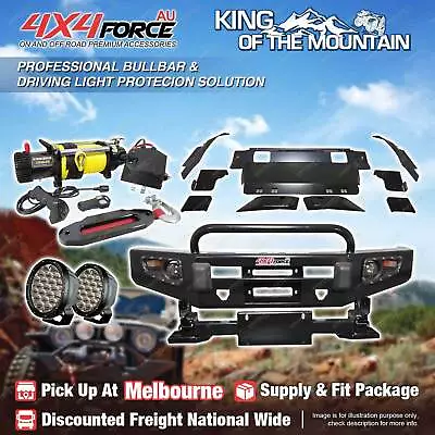 Rock Hard Bullbar U LOOP Guard Plate Light Winch For Toyota Hilux Vigo MEL Stock • $1850