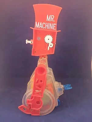 Vtg 1977 Ideal Toy Corp Mr Machine Wind Up Whistling Toy Robot Works Slow? • $60