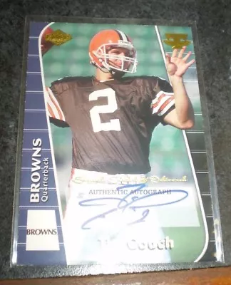 1999 Collector's Edge Triumph Signed Sealed Delivered Blue #TC Tim Couch • $9.99