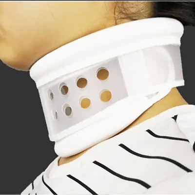 Adjustable Neck Brace Breathable Cervical Vertebra Traction Correction Device • £20.95