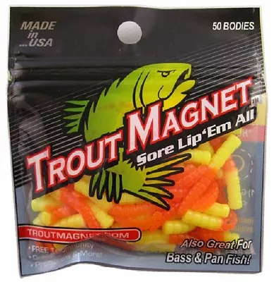NEW   Trout Magnet   50 Pc. TM Body Pack  • $9.99
