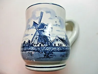$9.90 • Buy Norelco Holland 1970 Delft Blue Blauw Hand Painted Mug Cup 3-1/4 Inch, 83 Mm Vtg