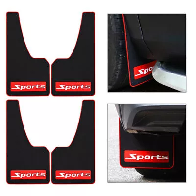 4x Car Basic Universal Mud Flaps Car Pickup Van Truck Mudguards Splash Guards • $56.76