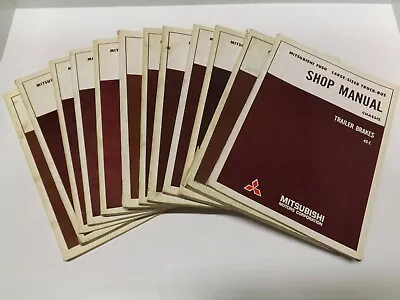 Factory Mitsubishi Fuso Large-Sized Truck-Bus Shop Manuals (12 Manuals In Total) • $129.87