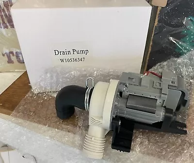 Washer Drain Pump W10536347 (replaces W10217134) Kenmore Elite Whirlpool • $42