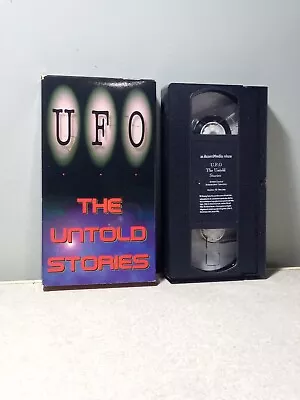 UFO - The Untold Stories (VHS TAPE 1994) - Live Televised UFO/Alien Footage  • $4