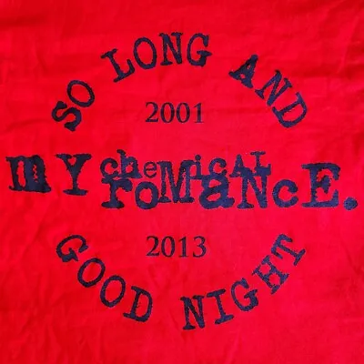 My Chemical Romance 2013 So Long And Good Night M Punk Rock Band Graphic T-Shirt • $17.95