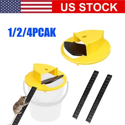 1/2/4PACK Bucket Lid Mouse Rat Trap Bucket Mousetrap Catcher US FREE SHIPPING • $8.99