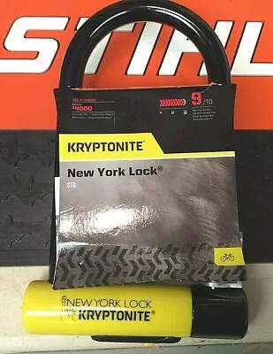 Kryptonite New York Lock Standard (STD) New-U Model With U-Bracket 9/10 Security • $60
