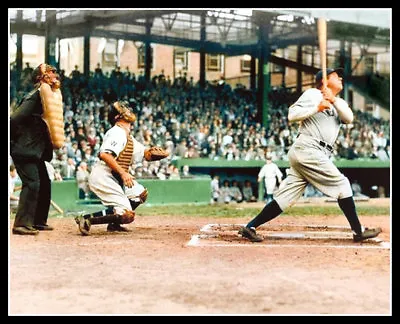Babe Ruth Griffith Stadium Photo 8X10 Yankees COLORIZED • $7.95