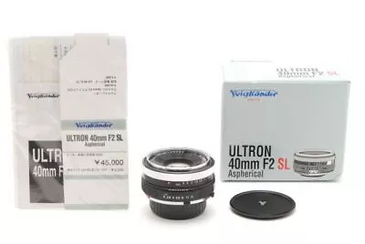 Voigtlander ULTRON 40mm F/2 SL ASPHERICAL Lens MINOLTA MD 7824 • $550.59