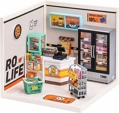 Rolife Doll House Building Set Toy DIY Miniature Dollhouse Playset With LED Gift • $33.99