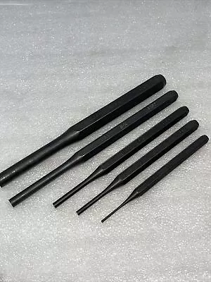 SK Hand Tools Straight Pin Punch Set 5 Piece 1/16 1/8 5/32 1/4 3/8 New USA • $39.99