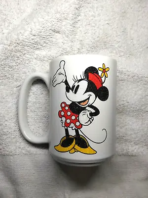 Minnie Mouse Coffee Mug Ceramic Classic Sparkle Glitters Authentic Original • $15.90