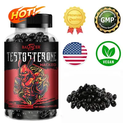 Muscle Growth + Strength Testosteron Booster Test Capsules • $10.70