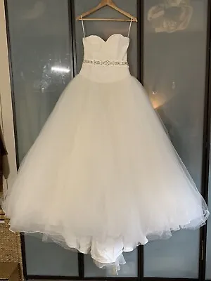 Morilee By Madeline Gardner - Size 10 - Ivory - Stunning Princess Wedding Dress • £450