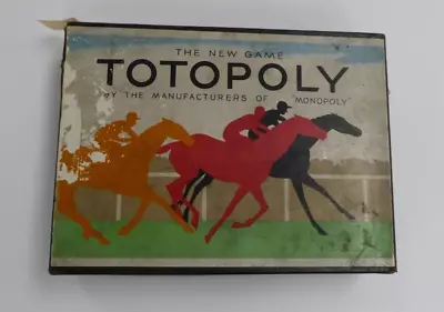 £5.95 • Buy Vintage Totopoly Horse Racing Board Game 1940s Incomplete Z4 Y 664