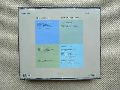 Gidon Kremer  Edition Lockenhaus ECM 2 Discs • £25