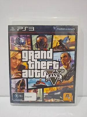 Grand Theft Auto V (PlayStation 3 2013) With Manual  • $9