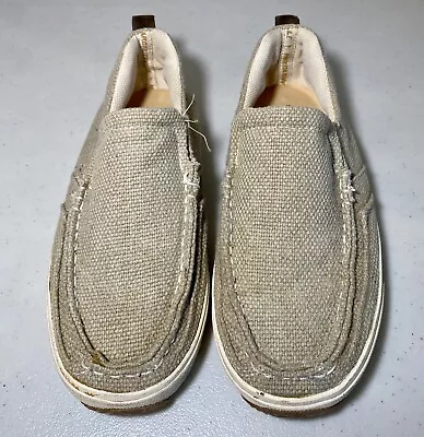 Margaritaville Barbados Mens Size 8 Beige Casual Slip On Shoes MG7009M • $18.99