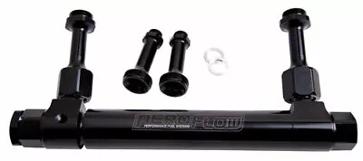 Holley Demon Dominator Billet Fuel Log Inlet Double Pumper & Vac Drag Car Black • $260.16