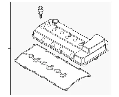 Genuine Volkswagen Engine Valve Cover 03H-103-429-L • $507.52