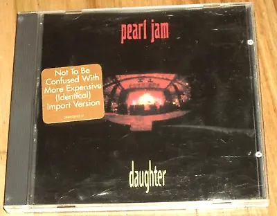 PEARL JAM *OZ 1st Press CD SINGLE ' DAUGHTER ' 1993 VGC • $6.99