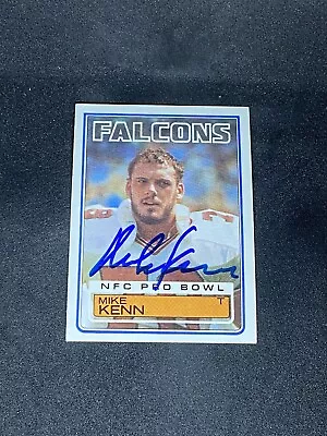 Mike Kenn 1983 Topps #21 Atlanta Falcons Michigan Auto Autographed Signed Card • $3.95