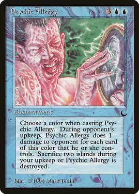 Psychic Allergy The Dark NM Blue Rare MAGIC THE GATHERING MTG CARD ABUGames • $6.65