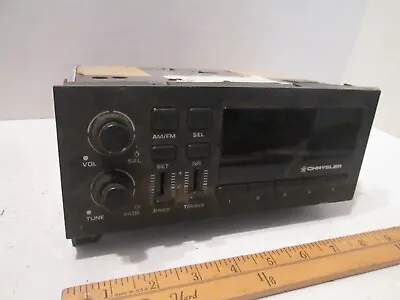 Auto Chrysler Radio Vintage From A Dodge Caravan Working When Replaced • $29
