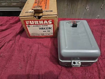 FURNAS 14BA32BC Magnetic Motor Starter 3 Phase Size 00 NEMA 1 60 Hertz NOS W/Box • $129.99