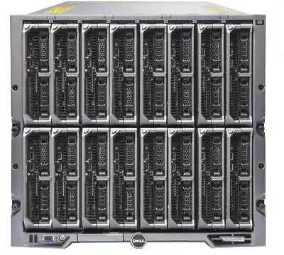 Dell PowerEdge M1000E Chassis With 16x M620 Blade Server 32x E5-2609 512GB Ram • $10802.39