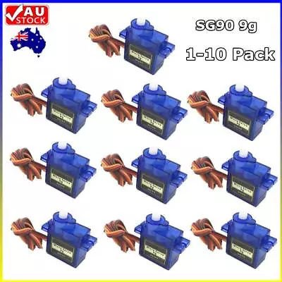 1-10Pack SG90 Micro Servo Motor 9g For RC Helicopter Airplane Plane Arduino Boat • $9.99