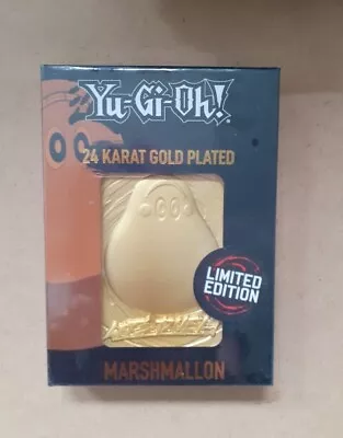 £25 • Buy Yu-gi-oh! Marshmallon Ltd Edition 24k Gold Plated Metal Card New & Sealed