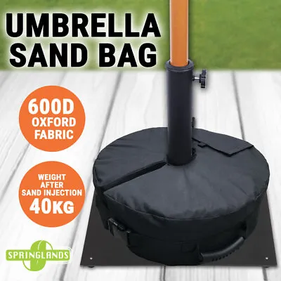 $21.95 • Buy Umbrella Weight Sand Bag Base Stand Holder Outdoor Parasol Patio Beach Garden
