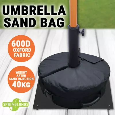 Umbrella Weight Sand Bag Base Stand Holder Outdoor Parasol Patio Beach Garden • $20.85