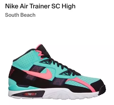 Nike Air Trainer SC HighSouth Beach Size 10.5 • $183.98