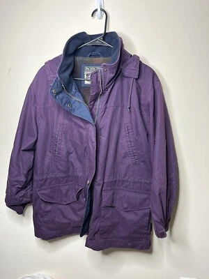 $20 • Buy VTG London Fog Pacific Trail Womens Full Zip Hooded Winter Jacket Fleece Lined