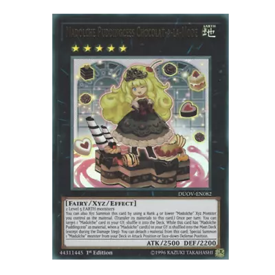 * Madolche Puddingcess Chocolat-a-la-mode Ultra Rare Duov-en082 Mint/nm Yugioh! • $3.95