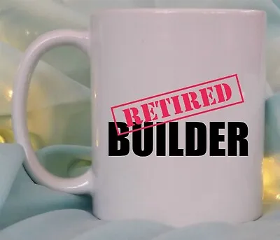 Funny Retirement Gift Retired Mug Work Colleague Personalised Any Job Him Her • £10.95