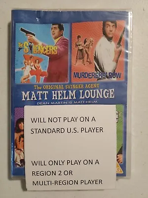 Matt Helm Lounge: The Silencers Murderer's Row The Ambushers (DVD) REGION 2 • $20