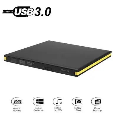£70.80 • Buy External USB 3.0 Panasonic UJ240 BD-DL 6x Writer Player DVD Drive Blu-Ray Burner