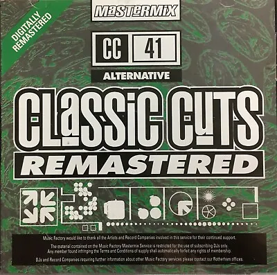 Mastermix Classic Cuts CD -  Alternative (CC41) • £6.95