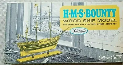 $21.95 • Buy Vintage HMS Bounty Scientific Wood Ship Model Collector's Series #169 
