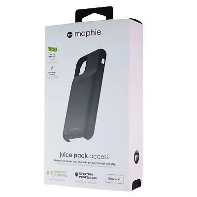 New Mophie Juice Pack Air Wireless Battery Case For IPhone 11 Black Color • $19.99