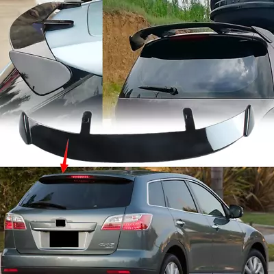 Universal Painted Rear Tailgate Roof Spoiler Window Wing Black For Mazda CX-9 • $87.19