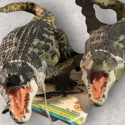 $59.95 • Buy VTG Lot 5 Plastic Crocodile Alligator Deinosuchus Unusual, Htf Discontinued