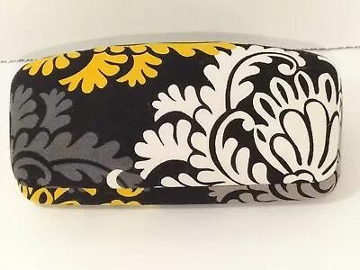 Vera Bradley Hard Eyeglass Case Yellow Black Gray White • $12.99