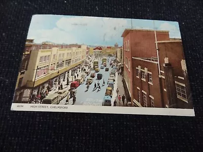 High Street Chelmsford Postcard - 87024 • £3
