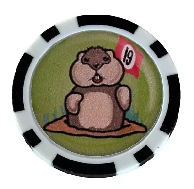 BushWood - CaddyShack - Hole 19 - Magnetic Clay Poker Chip - Golf Ball Marker • $8.95